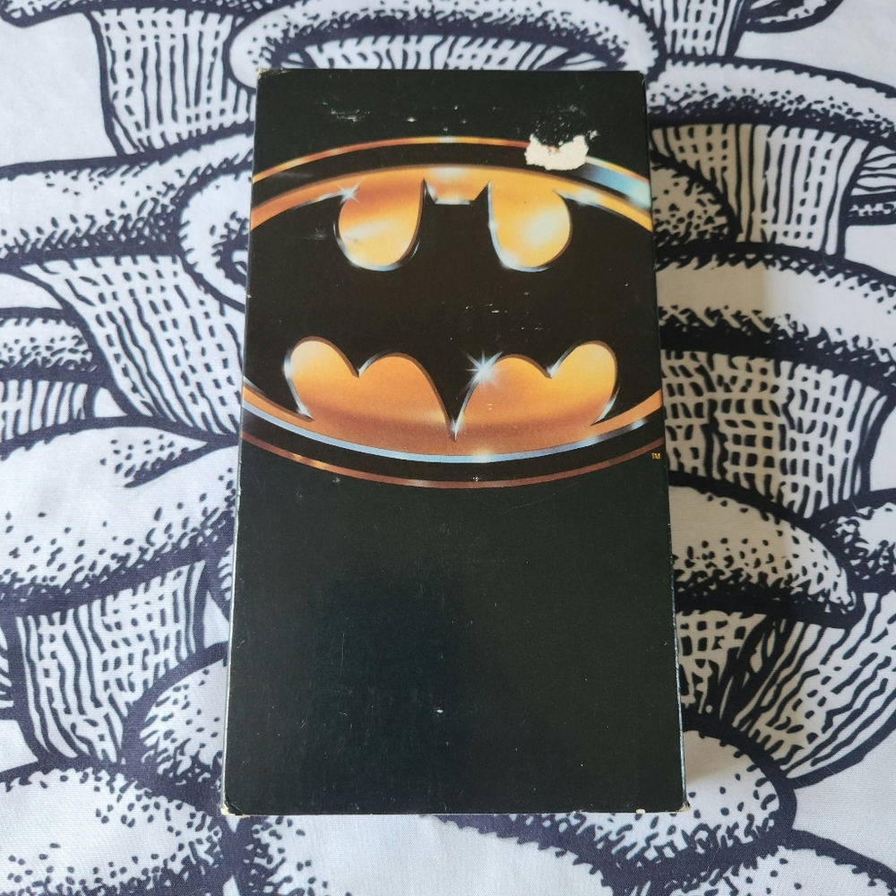Vintage Tim Burton's Batman [1989] VHS Tape Keaton/Nicholson/Basinger DC Comics